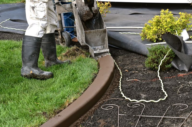 Cement Curbing Installation